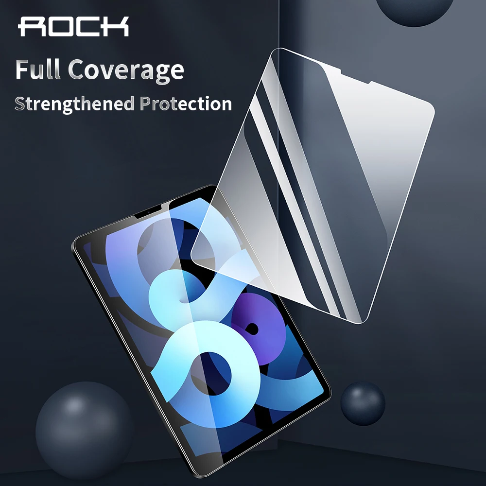 ROCK Full Cover Tempered Glass For iPad Air 4 2020 10.9 inch Tablet Screen Protector For Apple iPad Air4 10.9'' Protective Film
ROCK Full Cover Tempered Glass For iPad Air 4 2020 10.9 inch Tablet Screen Protector For Apple iPad Air4 10.9'' Protective Film