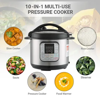 Cross-Border Export Electric English Pressure Cooker Electric Cooker Intelligent Multi-Function 6L Pressure Cooker
Cross-Border Export Electric English Pressure Cooker Electric Cooker Intelligent Multi-Function 6L Pressure Cooker