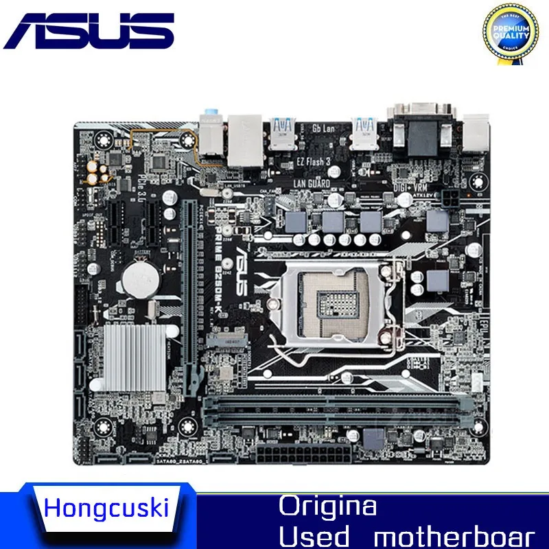

Used For Asus PRIME B250M-K Desktop Motherboard Socket LGA 1151 DDR4 B250 SATA3 USB3.0 Motherboard