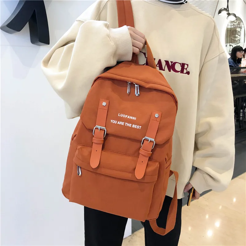 LOOZYKIT High Quality Waterproof Nylon Women Backpack Belt Buckle Leisure Back Pack Schoolbag For Teenage Girls Travel Bag Book
LOOZYKIT High Quality Waterproof Nylon Women Backpack Belt Buckle Leisure Back Pack Schoolbag For Teenage Girls Travel Bag Book