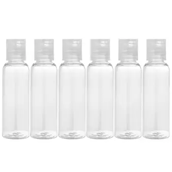 12PCS Transparent Durable Refillable 60ml Plastic Press Cap Bottles Travel Bottles Storage Containers for Lotion Cream Shampoo 
12PCS Transparent Durable Refillable 60ml Plastic Press Cap Bottles Travel Bottles Storage Containers for Lotion Cream Shampoo
