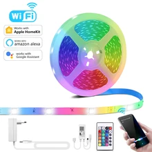 Luces RGB LED Lights Apple HomeKit Smart WiFi LED Strip Tape Wireless Siri Voice Control Luz Ledstrips Work With Apple Home
Luces RGB LED Lights Apple HomeKit Smart WiFi LED Strip Tape Wireless Siri Voice Control Luz Ledstrips Work With Apple Home