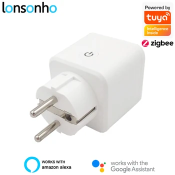 Lonsonho Tuya ZigBee Smart Plug EU 16A Power Monitor Timer Socket Smart Home Wireless Compatible Alexa Google Home Assistant
Lonsonho Tuya ZigBee Smart Plug EU 16A Power Monitor Timer Socket Smart Home Wireless Compatible Alexa Google Home Assistant