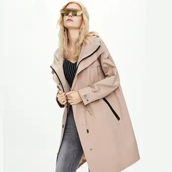 New Autumn Trench Coat women Lace-Up Belt Waist Design Women Hooded Long Coat Casaco Feminino Abrigo Mujer Cotton Trench Femme
New Autumn Trench Coat women Lace-Up Belt Waist Design Women Hooded Long Coat Casaco Feminino Abrigo Mujer Cotton Trench Femme