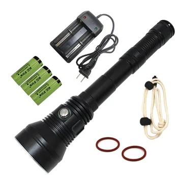 XHP70.2 LED Scuba Diving Flashlight Torch 3*26650 battery waterproof Xhp70 White Torchlight Underwater 100m Dive Light Lamp
XHP70.2 LED Scuba Diving Flashlight Torch 3*26650 battery waterproof Xhp70 White Torchlight Underwater 100m Dive Light Lamp