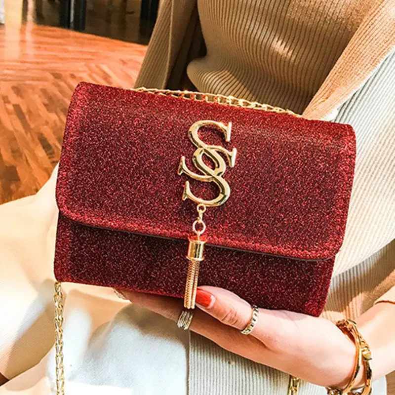 2018 New Style Bag Women's CHIC Bag with Chain Korean-style Bright Stars Shoulder Bag Square Sling Bag INS Super Fire Shoulder B
2018 New Style Bag Women's CHIC Bag with Chain Korean-style Bright Stars Shoulder Bag Square Sling Bag INS Super Fire Shoulder B