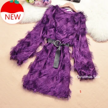 Long Sleeve High Waist Solid Bodycon Lady Mini Dresses Woman Vestido Female Women's Feather Dress With Bow Belt Tassel
Long Sleeve High Waist Solid Bodycon Lady Mini Dresses Woman Vestido Female Women's Feather Dress With Bow Belt Tassel