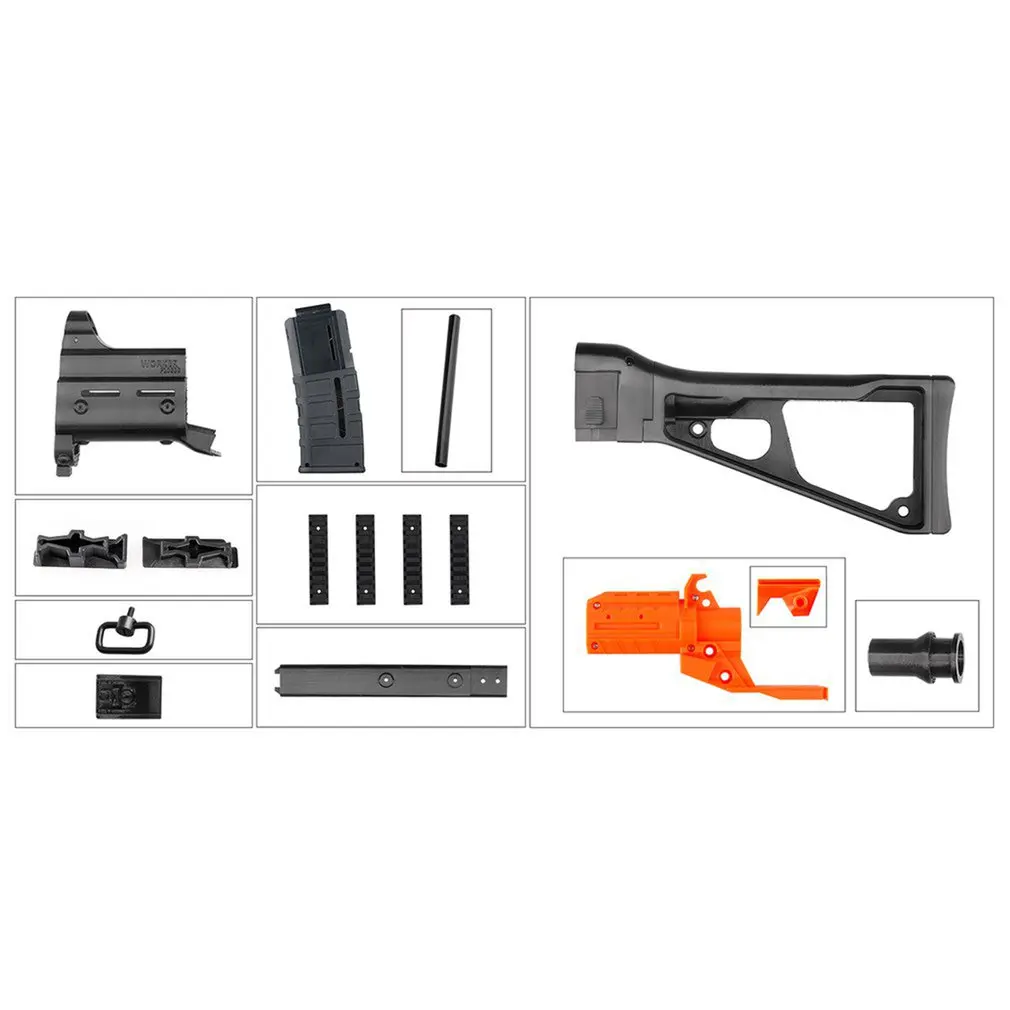 Worker STF-W023-A UMP9 Style Mod Kits Set With Black Adaptor for Nerf N-Strike Elite Stryfe Blaster Toy Gun
Worker STF-W023-A UMP9 Style Mod Kits Set With Black Adaptor for Nerf N-Strike Elite Stryfe Blaster Toy Gun