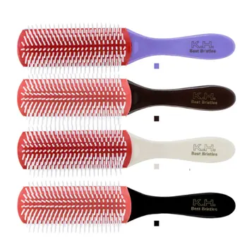 Nine-Row Anti-Static Massage Styling Comb High Temperature Resistant Round Comb Nine Row Design Is Easy To Comb 1 Pcs
Nine-Row Anti-Static Massage Styling Comb High Temperature Resistant Round Comb Nine Row Design Is Easy To Comb 1 Pcs