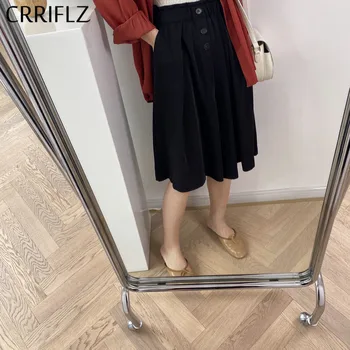 Fashion Summer Pantskirt Women High Waist Button Fly Pleated Pants 2020 New CRRIFLZ
Fashion Summer Pantskirt Women High Waist Button Fly Pleated Pants 2020 New CRRIFLZ