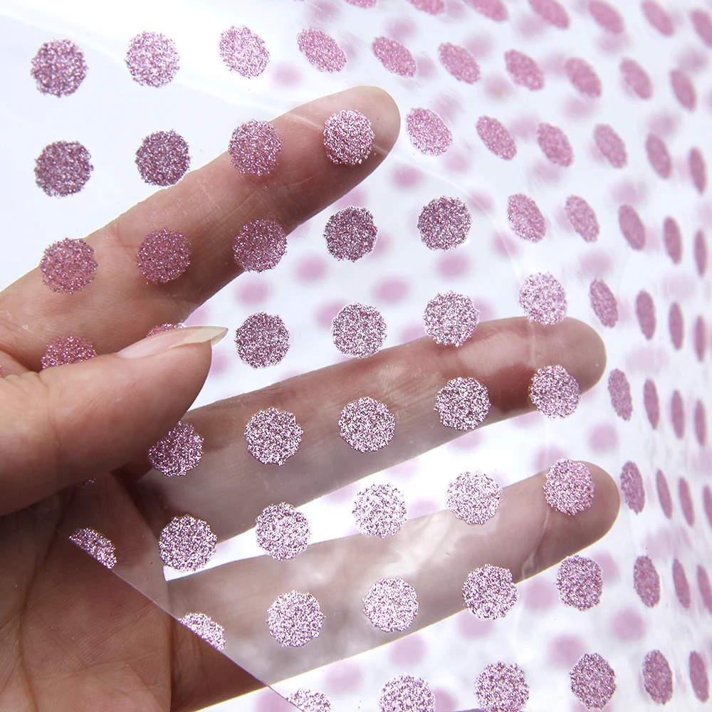 20x34cm Pink Dot PVC Transparent Synthetic Leather Fabric Sheets ,DIY handmade materials for bag,1Yc7431
20x34cm Pink Dot PVC Transparent Synthetic Leather Fabric Sheets ,DIY handmade materials for bag,1Yc7431