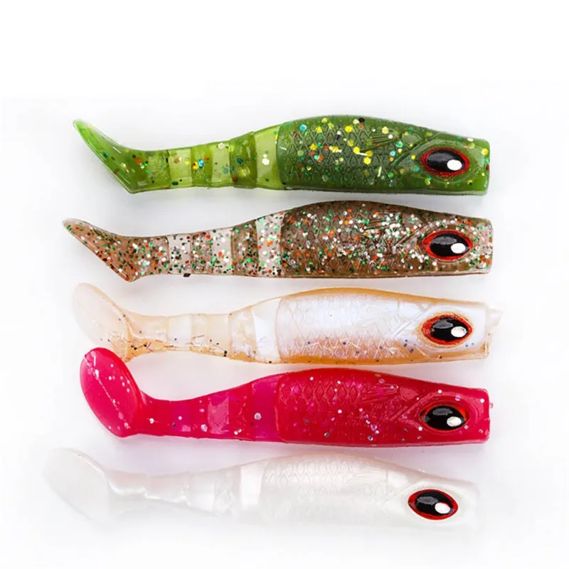 5pcs/lot Soft Fishing Lure 4g/7.5cm T-tail Carp Bait Wobblers Fishing Lures Artificial Lifelike 3D Eyes Soft Lure Fishing Gear
5pcs/lot Soft Fishing Lure 4g/7.5cm T-tail Carp Bait Wobblers Fishing Lures Artificial Lifelike 3D Eyes Soft Lure Fishing Gear