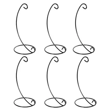 (6 Pack) Ornament Display Stand, Black Iron Hanging Stand Rack Holder for Hanging Glass Globe Air Plant Terrarium, Witch Ball, C
(6 Pack) Ornament Display Stand, Black Iron Hanging Stand Rack Holder for Hanging Glass Globe Air Plant Terrarium, Witch Ball, C