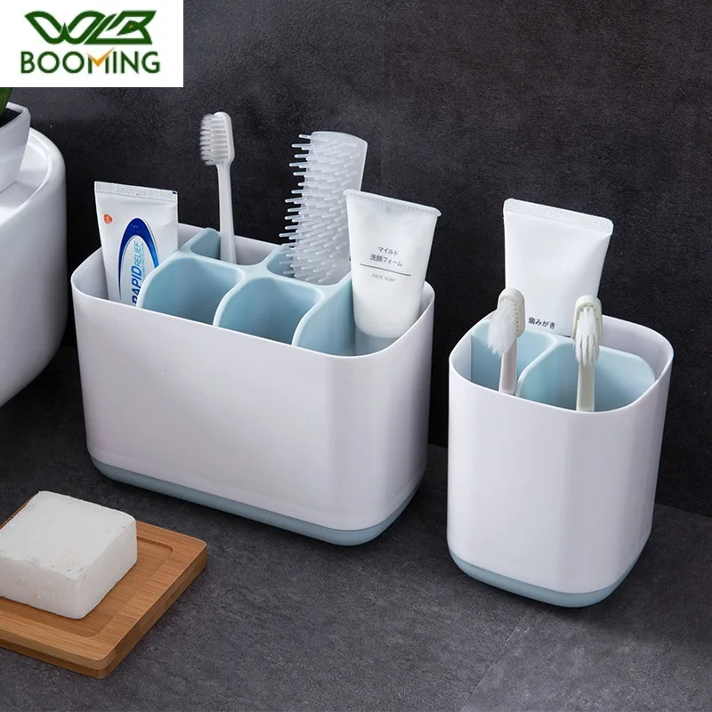 WBBOOMING Plastic Multi-function Toothbrush Draining Rack Toothpaste Holder Bathroom Shelf Kitchen Soap Clean Brush Storage Rack
WBBOOMING Plastic Multi-function Toothbrush Draining Rack Toothpaste Holder Bathroom Shelf Kitchen Soap Clean Brush Storage Rack
