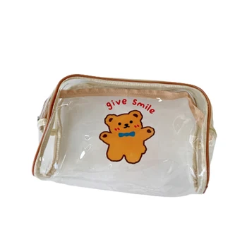 Transparent Waterproof Cosmetic Bag Female PVC Travel Packaging Storage Bag Cartoon Cute Neceser Transparente Storage Bag EB50SN 
Transparent Waterproof Cosmetic Bag Female PVC Travel Packaging Storage Bag Cartoon Cute Neceser Transparente Storage Bag EB50SN