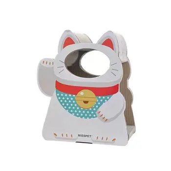 Lucky cat vertical cat scratch board Japanese cat claw sharpener large corrugated paper toy
Lucky cat vertical cat scratch board Japanese cat claw sharpener large corrugated paper toy