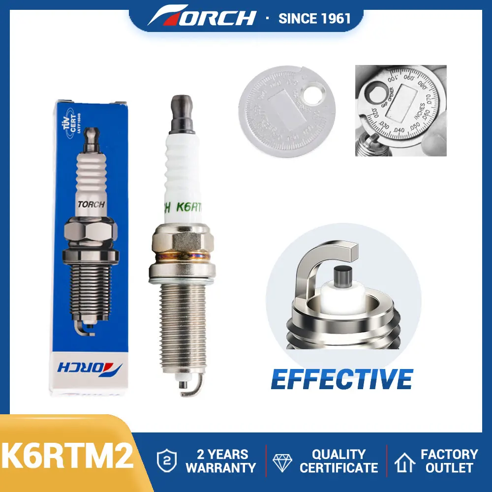 Car Candles TORCH Spark Plug K6RTM2 for BYD F0 1.0L 2008 - 2013 BYD371QA for FAW JILIN Stainless Spark Plug Gap Gauge Tool 1PCS
Car Candles TORCH Spark Plug K6RTM2 for BYD F0 1.0L 2008 - 2013 BYD371QA for FAW JILIN Stainless Spark Plug Gap Gauge Tool 1PCS
