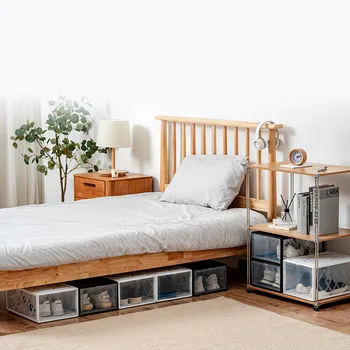 1Pcs Transparent Shoe Box Portable Thickened Storage Boxes Shoe Cabinet Stackable Save Space Dustproof 2Colors
1Pcs Transparent Shoe Box Portable Thickened Storage Boxes Shoe Cabinet Stackable Save Space Dustproof 2Colors