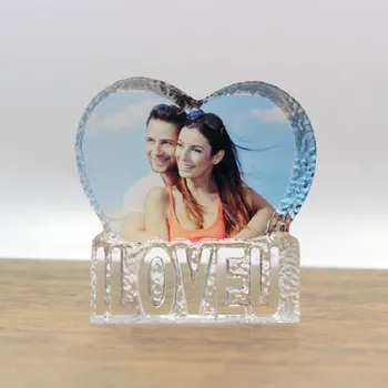 Personalized Crystal Photo Frame with "I LOVE U" Custom Wedding Valentine's Day Glass Picture Album Gifts for Women Her Couples
Personalized Crystal Photo Frame with "I LOVE U" Custom Wedding Valentine's Day Glass Picture Album Gifts for Women Her Couples