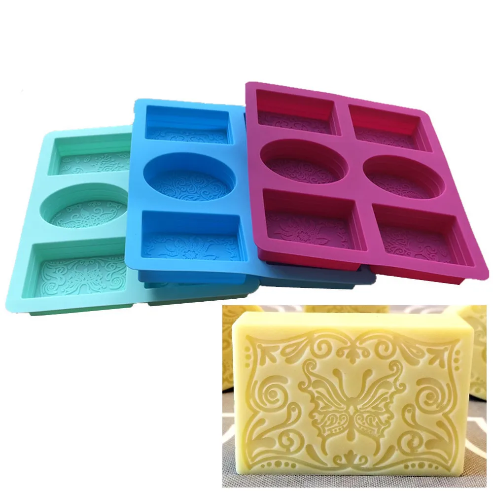 6 Cavity Soap Silicone Mold Handmade Soap With Pattern Silicone Mold DIY Soap Tool With Pattern Cake Tool Practical And Portable
6 Cavity Soap Silicone Mold Handmade Soap With Pattern Silicone Mold DIY Soap Tool With Pattern Cake Tool Practical And Portable