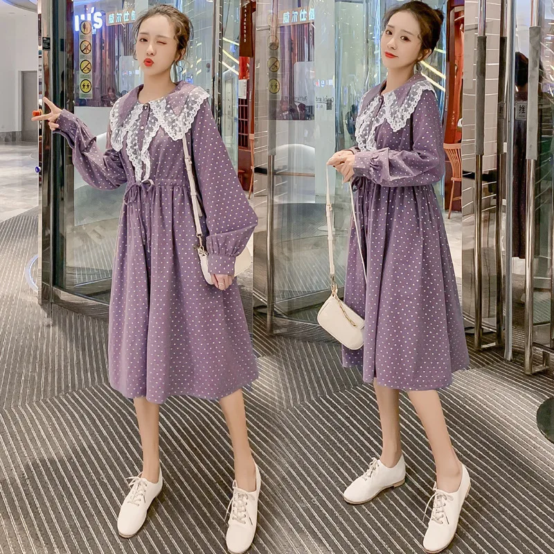 2020 Spring New Style Cotton Bronzing Printed Lace Maternity Clothes Dress Spring And Autumn Tops Base Shirt
2020 Spring New Style Cotton Bronzing Printed Lace Maternity Clothes Dress Spring And Autumn Tops Base Shirt