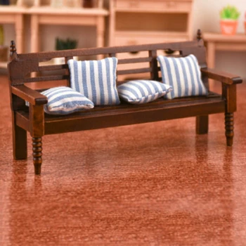 1:12 Miniature Furniture Doll House Wooden Sofa with 4 Pillows For Dolls Children Role Play Toy Dollhouse Miniature Furniture
1:12 Miniature Furniture Doll House Wooden Sofa with 4 Pillows For Dolls Children Role Play Toy Dollhouse Miniature Furniture