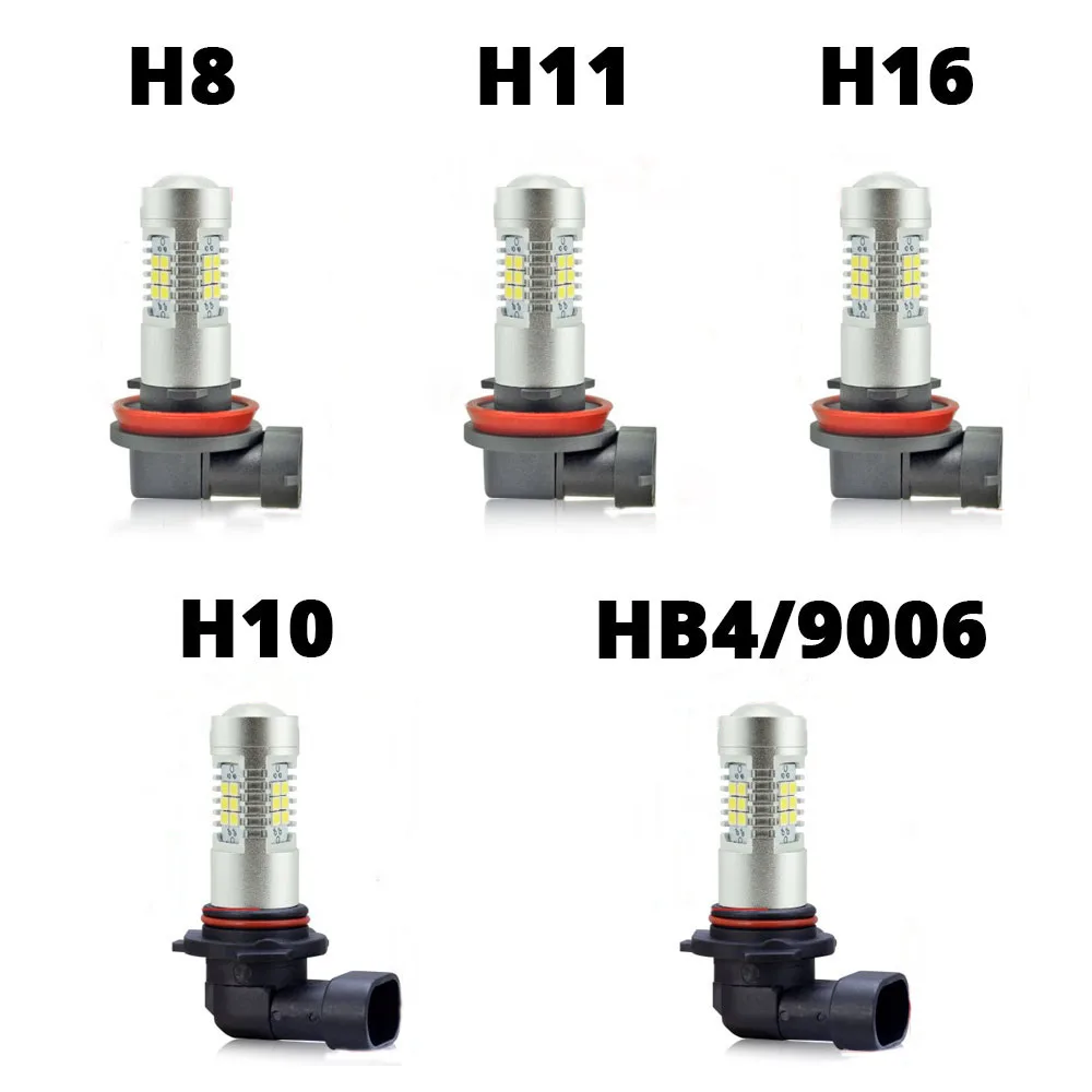 

H8 H11 H16 LED Bulbs 1300lm 12V 6W HB4 9006 H10 9145 Fog Light Bulbs Car Fog Lamp 6000k White