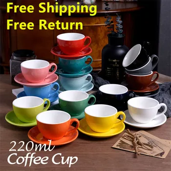 220ml high-grade ceramic coffee cups Coffee cup set Simple European style Mug Cappuccino flower cups Latte
220ml high-grade ceramic coffee cups Coffee cup set Simple European style Mug Cappuccino flower cups Latte