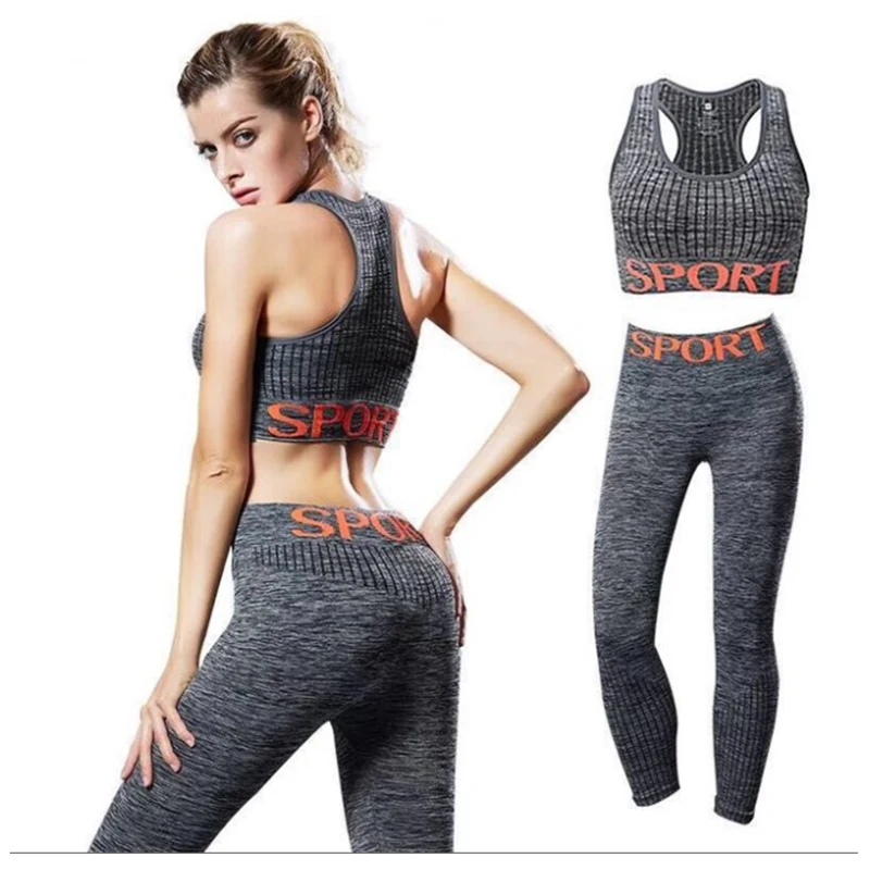 Spring Autumn New Letters I-back High Elastic Shockproof Running Fitness Yoga Sports Thread Bra Set High Waist Cropped Pants
Spring Autumn New Letters I-back High Elastic Shockproof Running Fitness Yoga Sports Thread Bra Set High Waist Cropped Pants