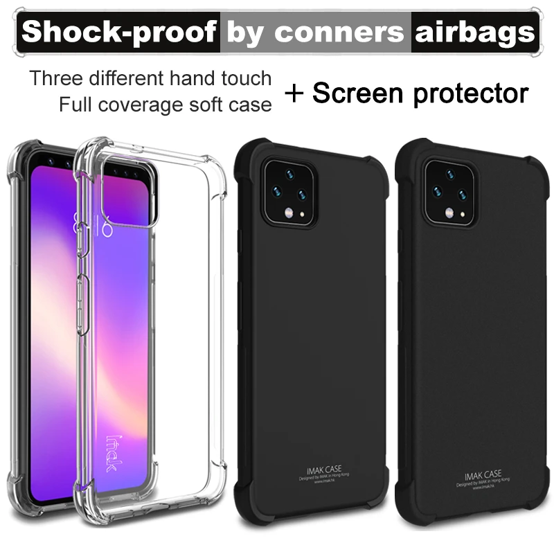 Case for Google Pixel 4 Pixel4 XL IMAK Shock-Resistant Shockproof Soft Back Cover for Google Pixel 4 XL Case
Case for Google Pixel 4 Pixel4 XL IMAK Shock-Resistant Shockproof Soft Back Cover for Google Pixel 4 XL Case