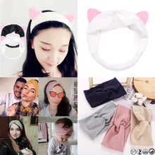 17KM חדש Unicorn כותנה חג המולד בגימור עבור נשים בנות ראש לעטוף פרח סרט 2019 סרוג קשת שיער אבזרים(China)