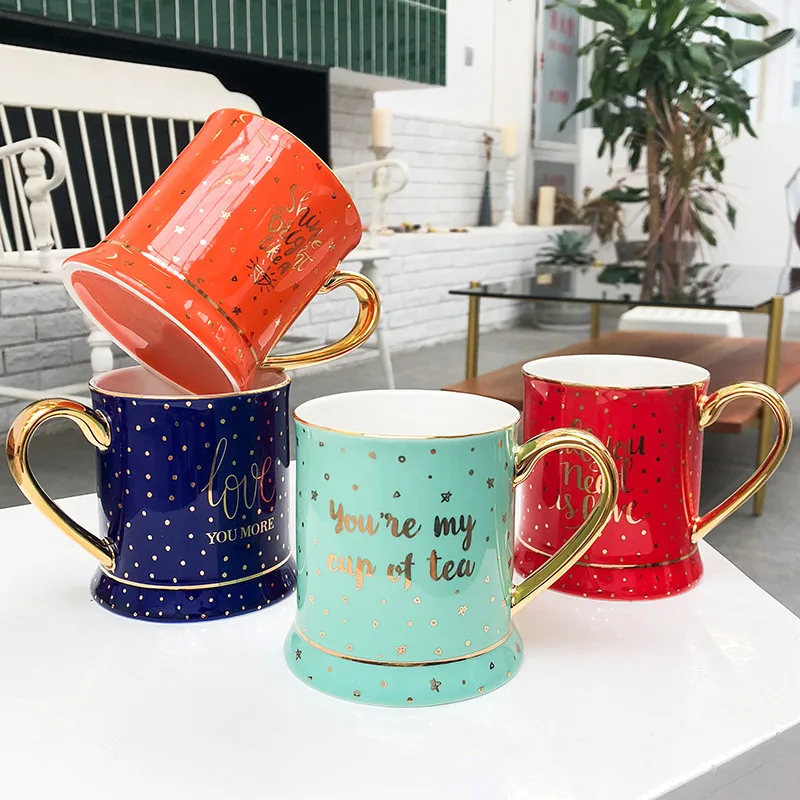 Creative Gold Handle Phnom Penh Mug Business Breakfast Milk Coffee Cup Simple Nordic Style Ceramic Couple Cup Coffee Mugs
Creative Gold Handle Phnom Penh Mug Business Breakfast Milk Coffee Cup Simple Nordic Style Ceramic Couple Cup Coffee Mugs