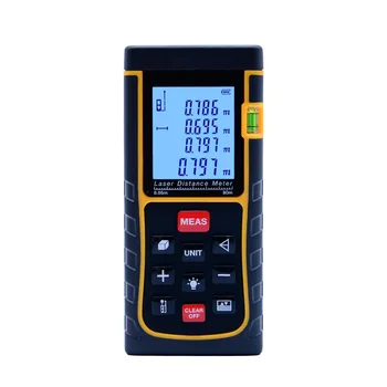 SNDWAY 80M 262ft handheld Laser distance meter trena Laser Range finder RangefinderTape measure SW-E80 Area-volume tool hunting
SNDWAY 80M 262ft handheld Laser distance meter trena Laser Range finder RangefinderTape measure SW-E80 Area-volume tool hunting