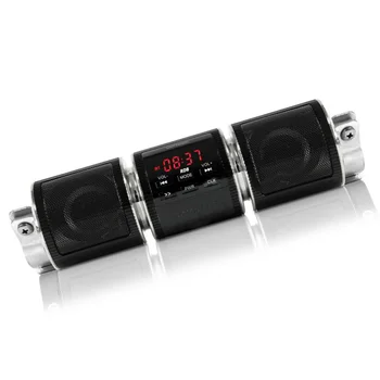 12V DC Dual Waterproof Bluetooth Wireless Motorcycle Stereo Speaker MP3 Audio System USB AUX SD Radio
12V DC Dual Waterproof Bluetooth Wireless Motorcycle Stereo Speaker MP3 Audio System USB AUX SD Radio