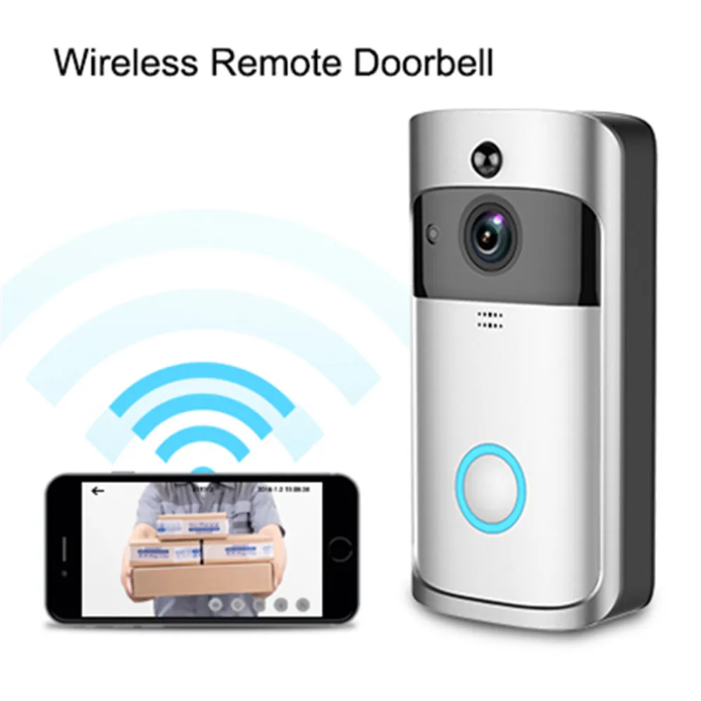 V5 Smart WiFi Video Doorbell Camera Visual Intercom with Chime Night vision IP Door Bell Wireless Home Security Camera
V5 Smart WiFi Video Doorbell Camera Visual Intercom with Chime Night vision IP Door Bell Wireless Home Security Camera