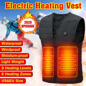 3 Gear Temp USB Electric Heating Vest Men Women Autumn Winter Cotton Infrared Heated Jacket Outdoor Thermal Warm Waistcoat
3 Gear Temp USB Electric Heating Vest Men Women Autumn Winter Cotton Infrared Heated Jacket Outdoor Thermal Warm Waistcoat