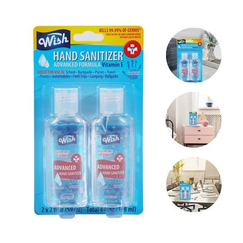 59ml*2 Anti-bacterial Refreshing Alcohol 118ml Disposable Hand Wash Gel For Adults Children
59ml*2 Anti-bacterial Refreshing Alcohol 118ml Disposable Hand Wash Gel For Adults Children