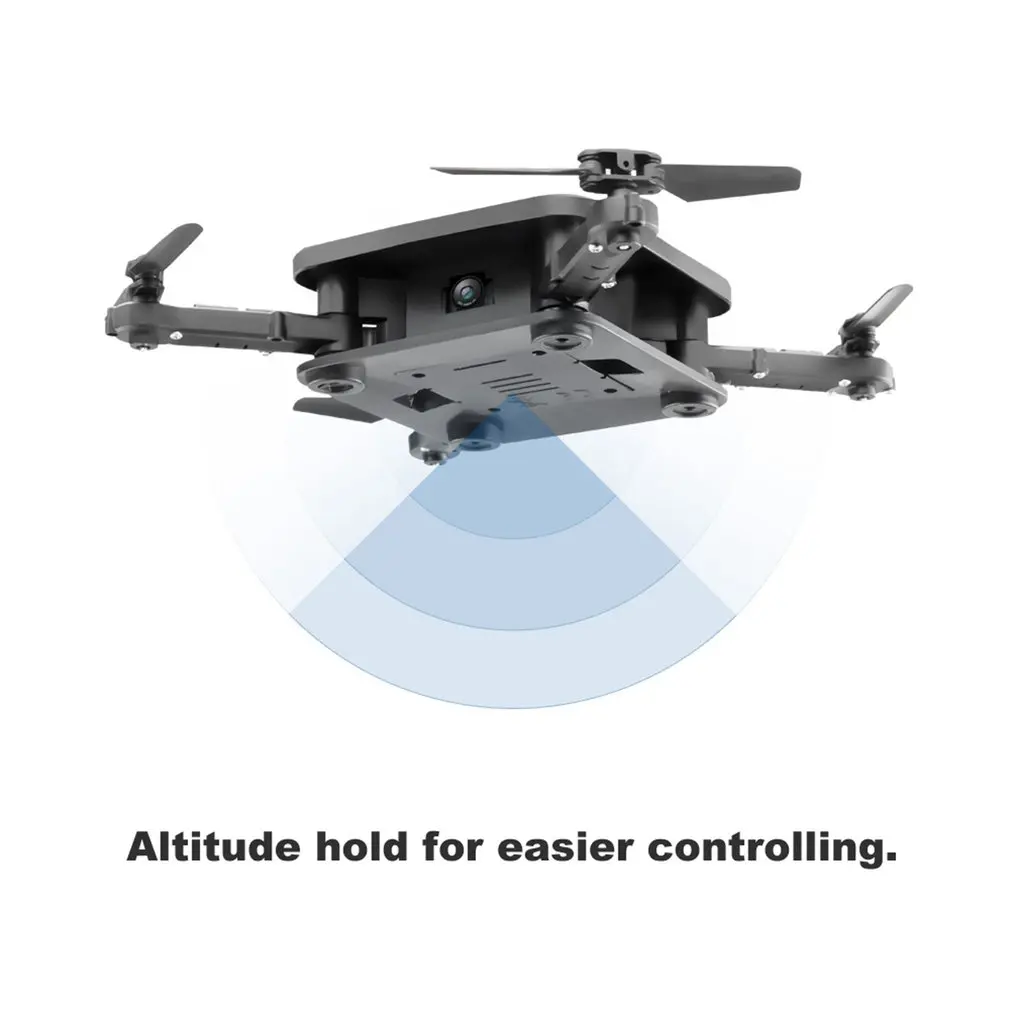 SMRC S1 Foldable Quadcopter Mini Wi-Fi RC Drone with 0.3MP Camera Altitude Hold Headless Mode Gravity Sensor APP Control