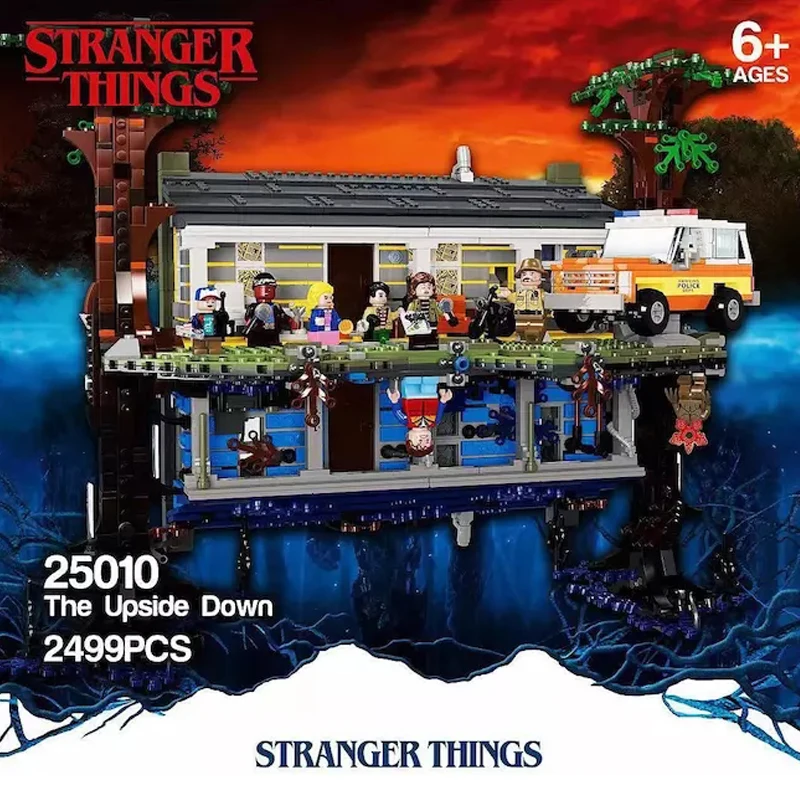 New 2499pcs Stranger Things The Upside Down Fit Stranger Things legoinges 75810 Model Building Blocks Bricks Set Kid Toys Gifts
New 2499pcs Stranger Things The Upside Down Fit Stranger Things legoinges 75810 Model Building Blocks Bricks Set Kid Toys Gifts
