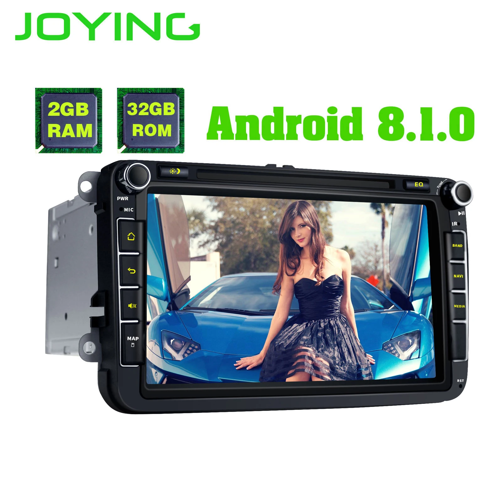 8"Head Unit 2GB+32GB Android 8.1 Car Radio Stereo For Volkswagen VW Skoda POLO GOLF PASSAT GPS No DVD Player Built-in DSP Mirror
8"Head Unit 2GB+32GB Android 8.1 Car Radio Stereo For Volkswagen VW Skoda POLO GOLF PASSAT GPS No DVD Player Built-in DSP Mirror