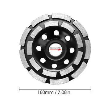 115/125/180mm Double Row Diamond Grinding Cup Wheel for Concrete Granite Diamond Grinding Wheel
115/125/180mm Double Row Diamond Grinding Cup Wheel for Concrete Granite Diamond Grinding Wheel