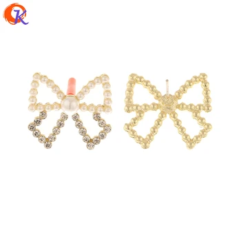 Cordial Design 50Pcs 20*23MM Jewelry Accessories/Earrings Stud/Bowknot Shape/Imitation Pearl/Earring Findings/DIY Making
Cordial Design 50Pcs 20*23MM Jewelry Accessories/Earrings Stud/Bowknot Shape/Imitation Pearl/Earring Findings/DIY Making