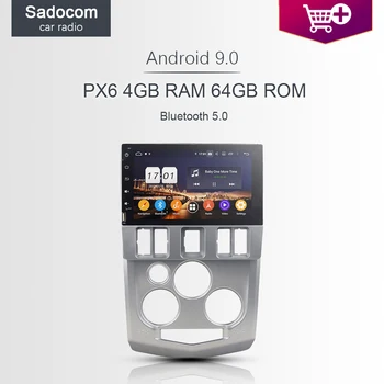 

720P 8" DSP PX6 Android 9.0 4GB RAM 64GB Car DVD Player For Renault Logan L90 GPS Glonass multimedia autoradio car radio 5.0