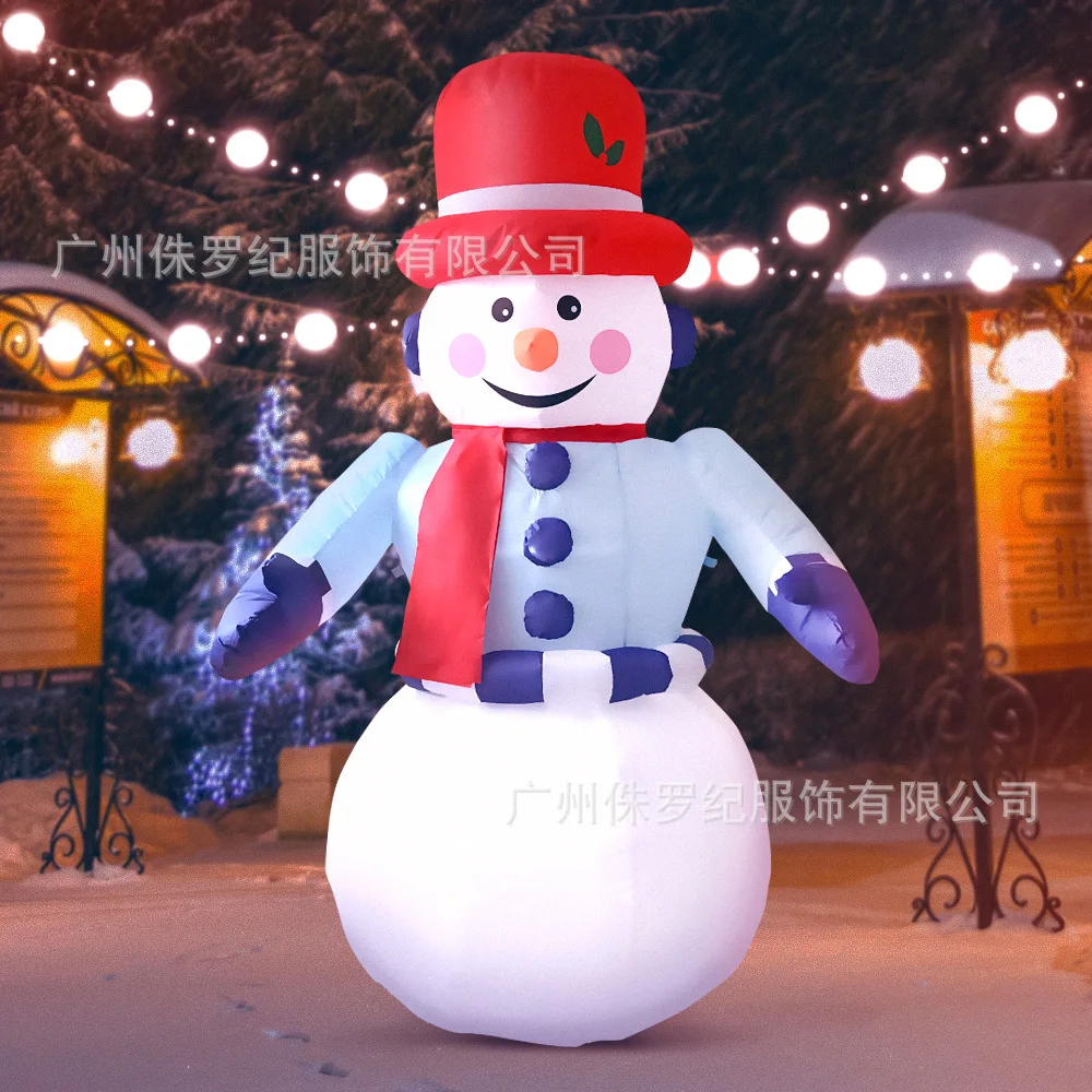 Snowman Mascot for Christmas Carnival Decoration Inflatable Mascot Cosplay Decoration Garden Dress Up Props Glowing At Night
Snowman Mascot for Christmas Carnival Decoration Inflatable Mascot Cosplay Decoration Garden Dress Up Props Glowing At Night