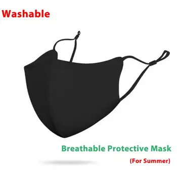Washable Black Face Mask Dust Masks Reusable Earloop Mouth Mask Ice Silk Cold Sense Outdoor Anti-UV Protective Mask For Summer
Washable Black Face Mask Dust Masks Reusable Earloop Mouth Mask Ice Silk Cold Sense Outdoor Anti-UV Protective Mask For Summer