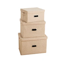 Multi-Purpose Stackable Storage Bin Foldable Burlap Cloth Cube Storage Bin with Lid Clothes Storage Containers For Organizing
Multi-Purpose Stackable Storage Bin Foldable Burlap Cloth Cube Storage Bin with Lid Clothes Storage Containers For Organizing