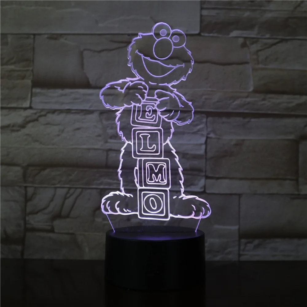 Awesome Sesame Street ELMO 3D Lamp for Room Decorative Colors with Remote Led Night Light Lamp Lampara Lovely Gift for Infant
Awesome Sesame Street ELMO 3D Lamp for Room Decorative Colors with Remote Led Night Light Lamp Lampara Lovely Gift for Infant