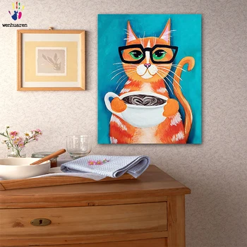 DIY colorings pictures by numbers with colors The cat with the coffee painting drawing painting by numbers framed Home
DIY colorings pictures by numbers with colors The cat with the coffee painting drawing painting by numbers framed Home