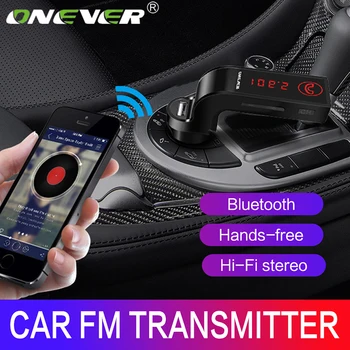 Onever FM Transmitter Hands-free Bluetooth Car Kit Wireless Mp3 Radio Modulator Audio Player Voltage LCD Display USB Car Charger
Onever FM Transmitter Hands-free Bluetooth Car Kit Wireless Mp3 Radio Modulator Audio Player Voltage LCD Display USB Car Charger