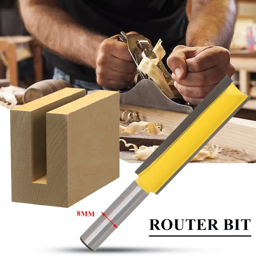 1 Pc 8mm Shank Extra Long Blade Cutting Straight Router Bit Woodworking Tenon Cutter For Woodworking Carpentry Trimming Tool
1 Pc 8mm Shank Extra Long Blade Cutting Straight Router Bit Woodworking Tenon Cutter For Woodworking Carpentry Trimming Tool